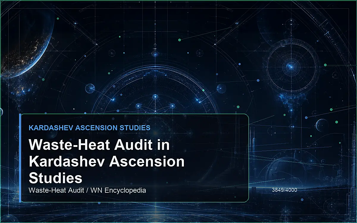 AI-generated encyclopedia reference image for Waste-Heat Audit in Kardashev Ascension Studies