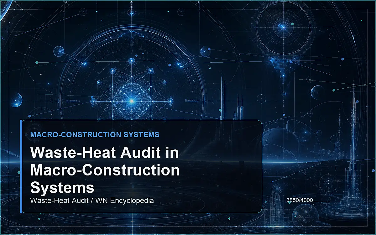 AI-generated encyclopedia reference image for Waste-Heat Audit in Macro-Construction Systems