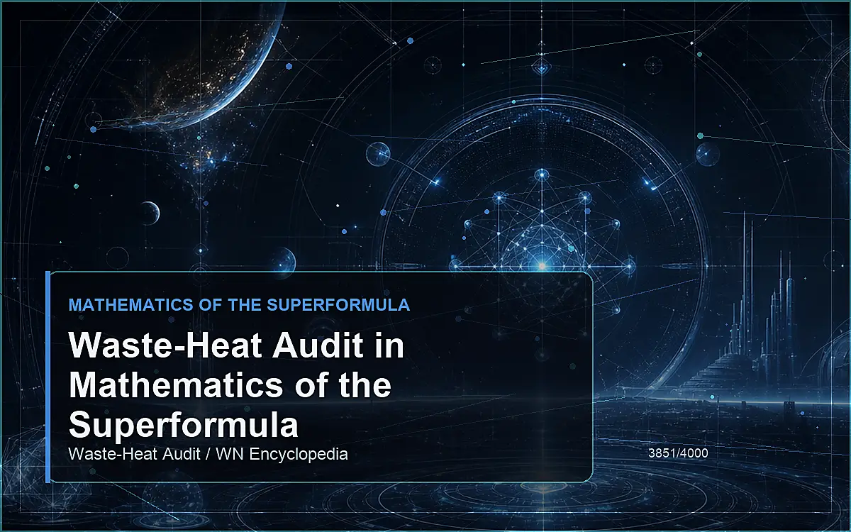 AI-generated encyclopedia reference image for Waste-Heat Audit in Mathematics of the Superformula