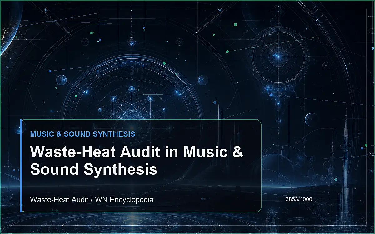 AI-generated encyclopedia reference image for Waste-Heat Audit in Music & Sound Synthesis