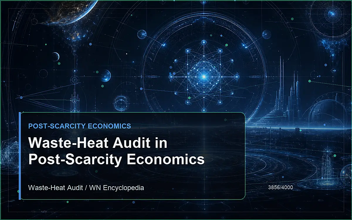AI-generated encyclopedia reference image for Waste-Heat Audit in Post-Scarcity Economics