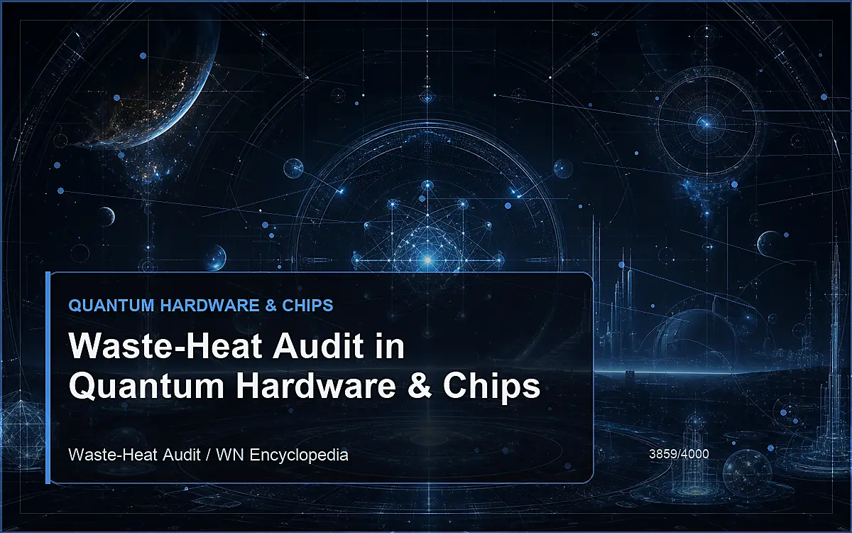 AI-generated encyclopedia reference image for Waste-Heat Audit in Quantum Hardware & Chips