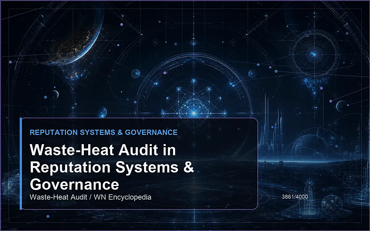 AI-generated encyclopedia reference image for Waste-Heat Audit in Reputation Systems & Governance