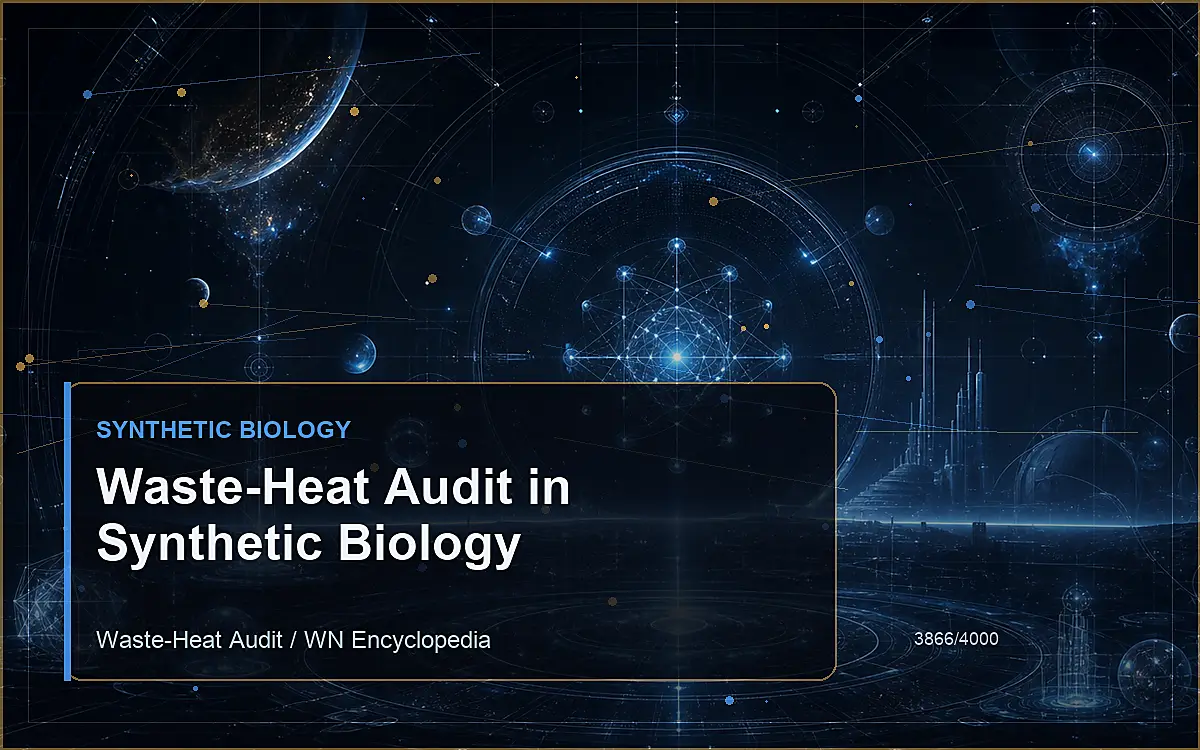 AI-generated encyclopedia reference image for Waste-Heat Audit in Synthetic Biology