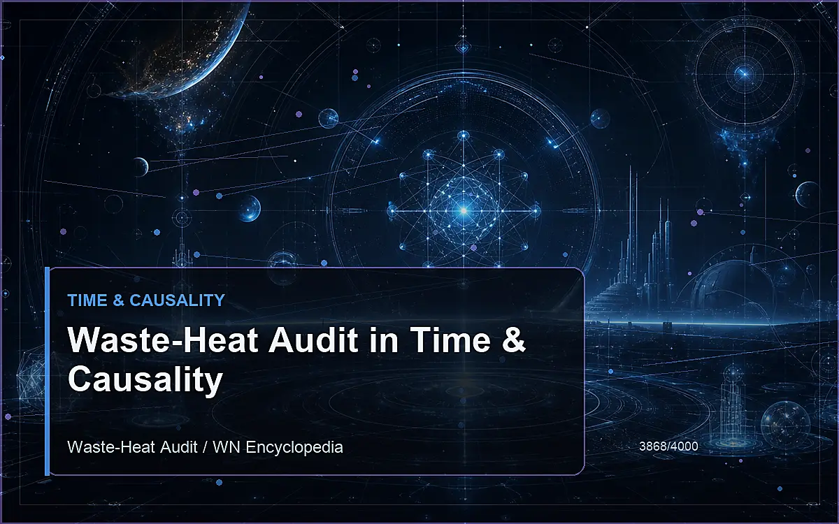 AI-generated encyclopedia reference image for Waste-Heat Audit in Time & Causality