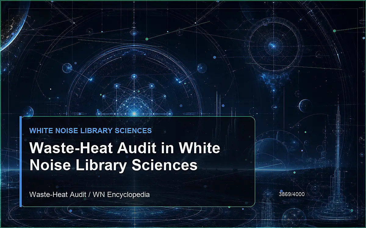 AI-generated encyclopedia reference image for Waste-Heat Audit in White Noise Library Sciences
