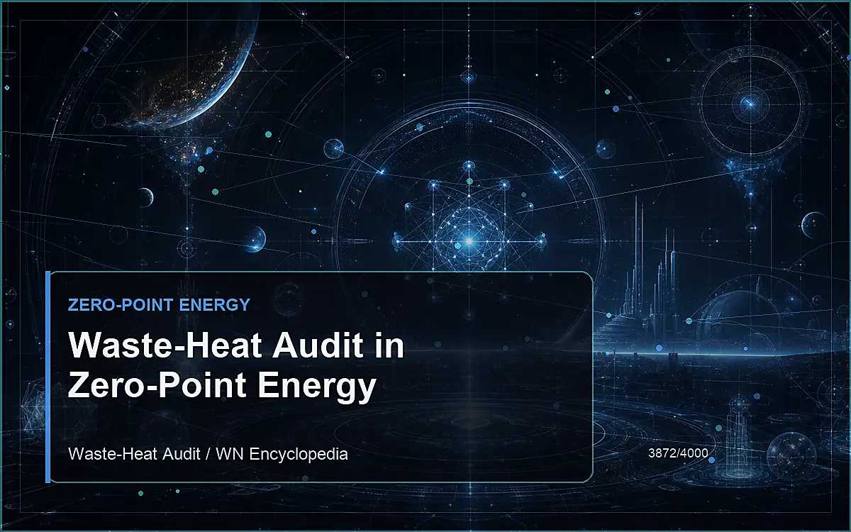 AI-generated encyclopedia reference image for Waste-Heat Audit in Zero-Point Energy