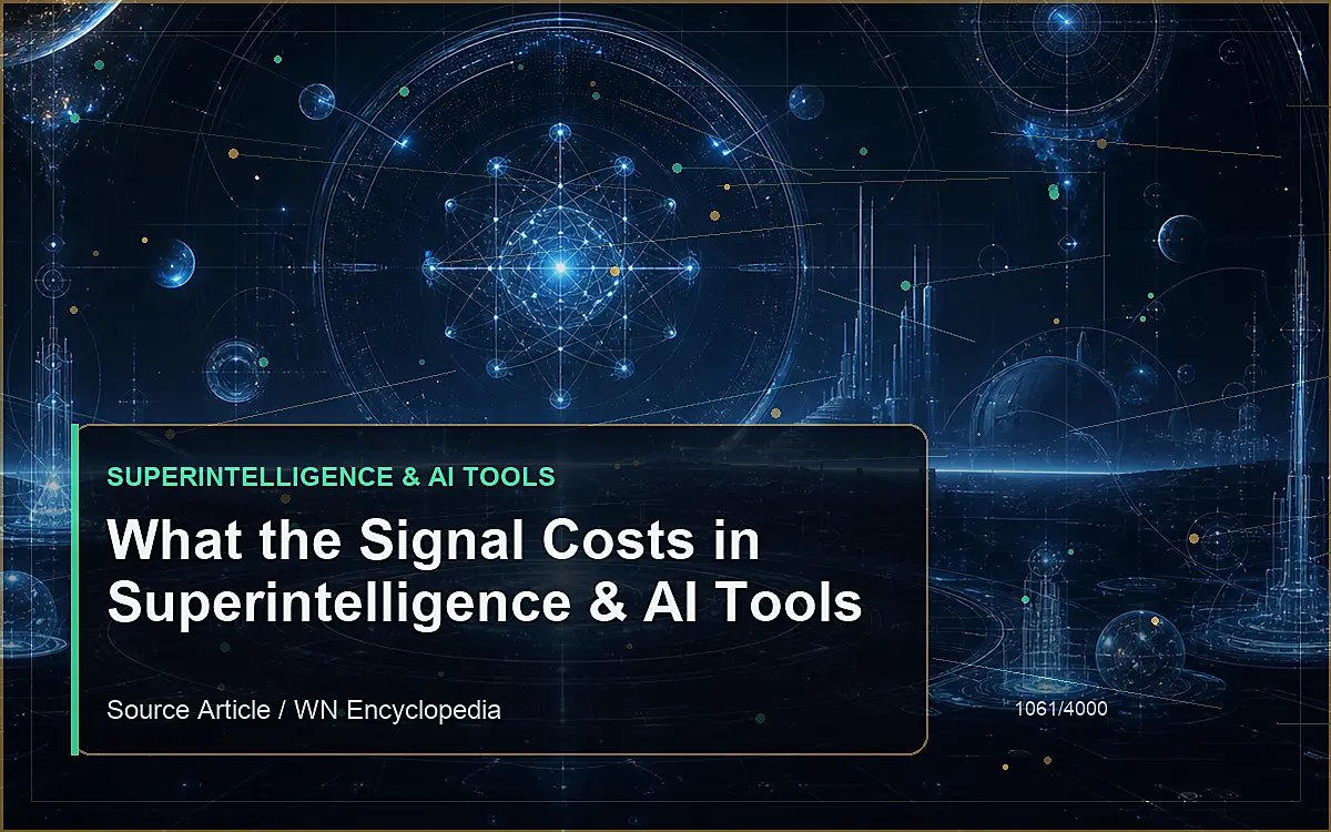 AI-generated encyclopedia reference image for What the Signal Costs in Superintelligence & AI Tools