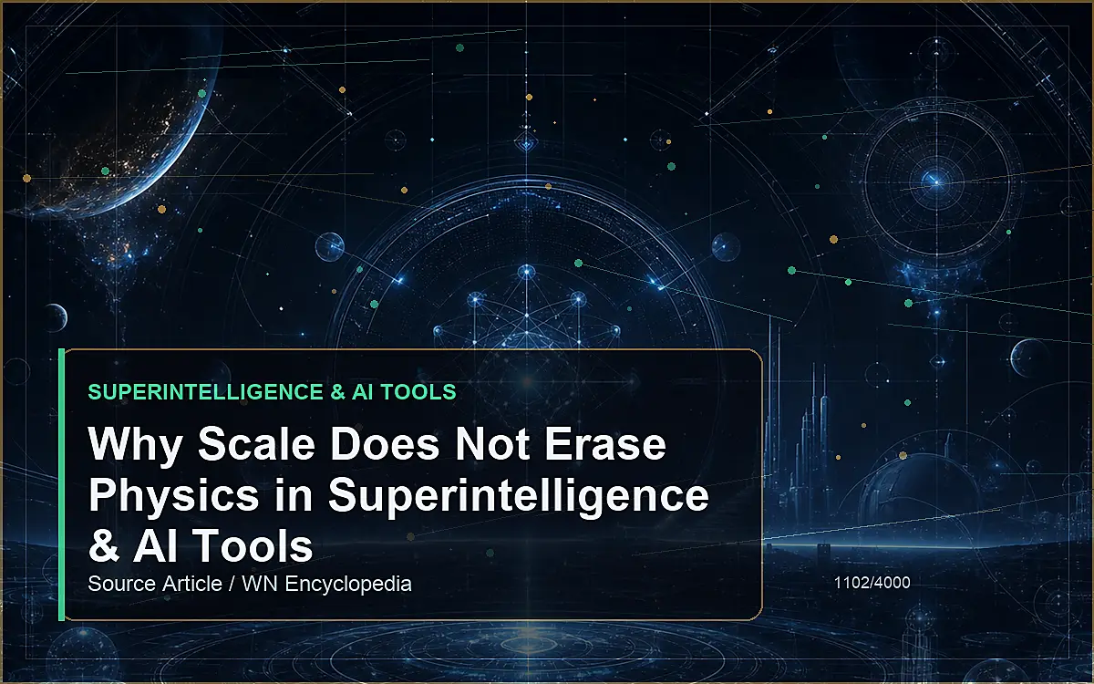 AI-generated encyclopedia reference image for Why Scale Does Not Erase Physics in Superintelligence & AI Tools