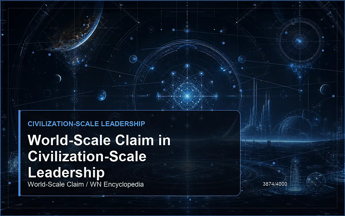 AI-generated encyclopedia reference image for World-Scale Claim in Civilization-Scale Leadership