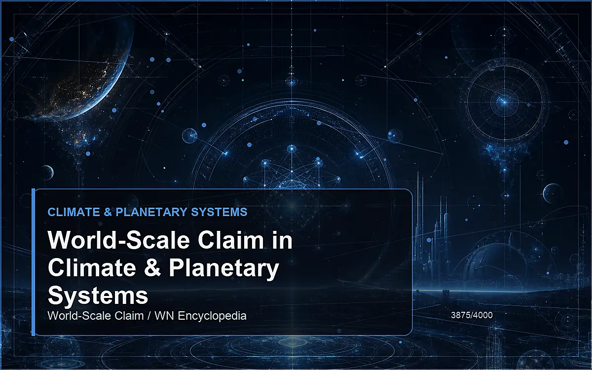 AI-generated encyclopedia reference image for World-Scale Claim in Climate & Planetary Systems