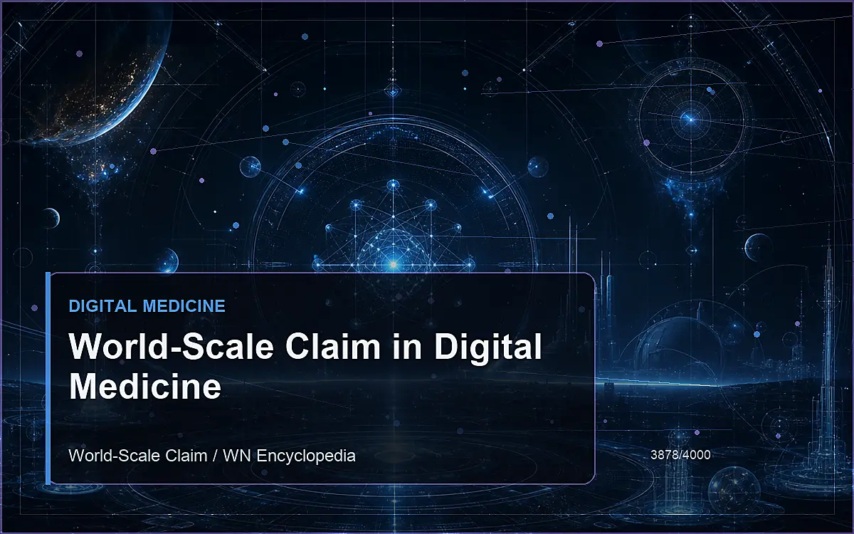 AI-generated encyclopedia reference image for World-Scale Claim in Digital Medicine