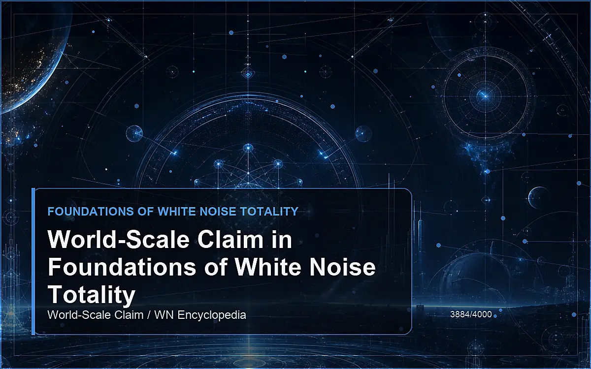 AI-generated encyclopedia reference image for World-Scale Claim in Foundations of White Noise Totality