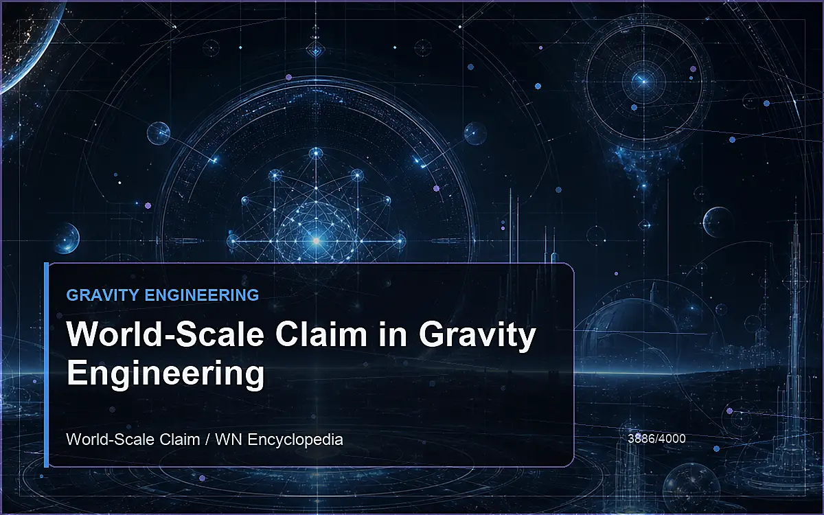 AI-generated encyclopedia reference image for World-Scale Claim in Gravity Engineering