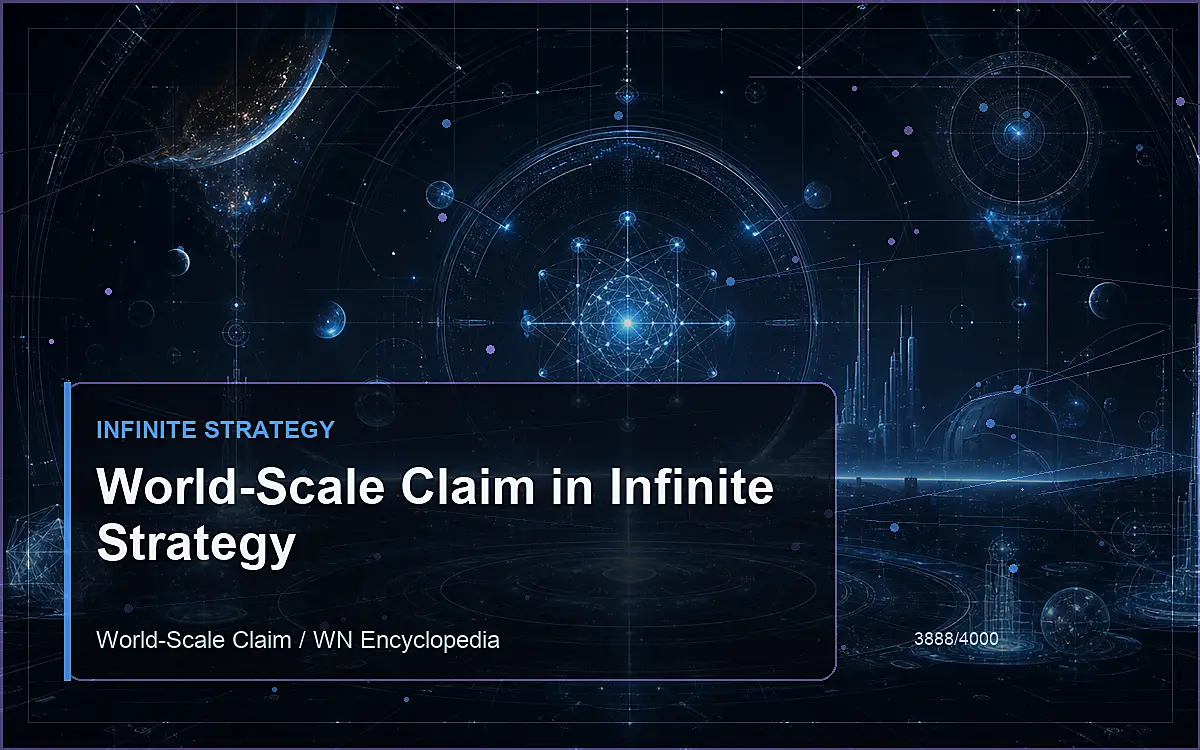 AI-generated encyclopedia reference image for World-Scale Claim in Infinite Strategy