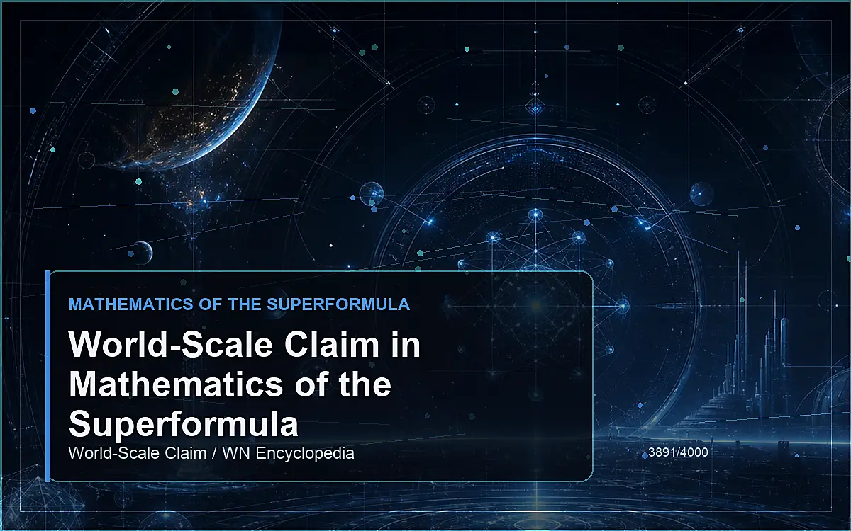 AI-generated encyclopedia reference image for World-Scale Claim in Mathematics of the Superformula