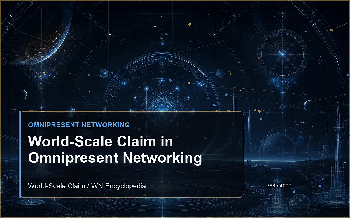 AI-generated encyclopedia reference image for World-Scale Claim in Omnipresent Networking