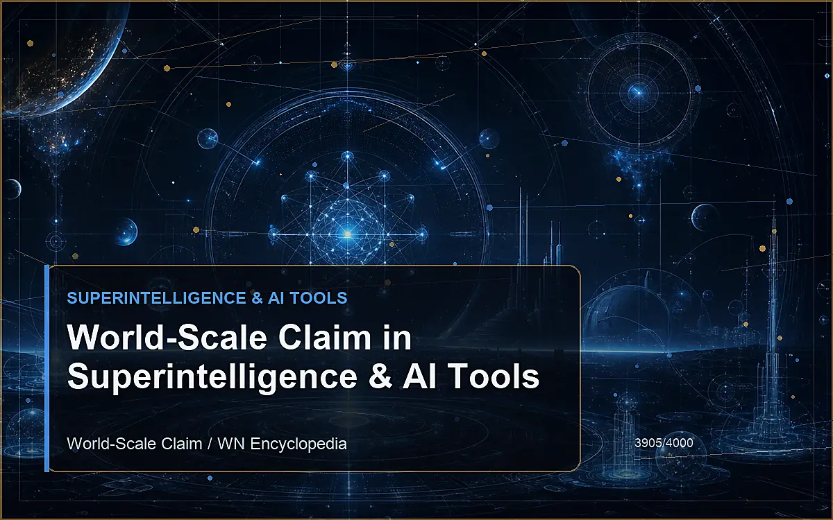AI-generated encyclopedia reference image for World-Scale Claim in Superintelligence & AI Tools