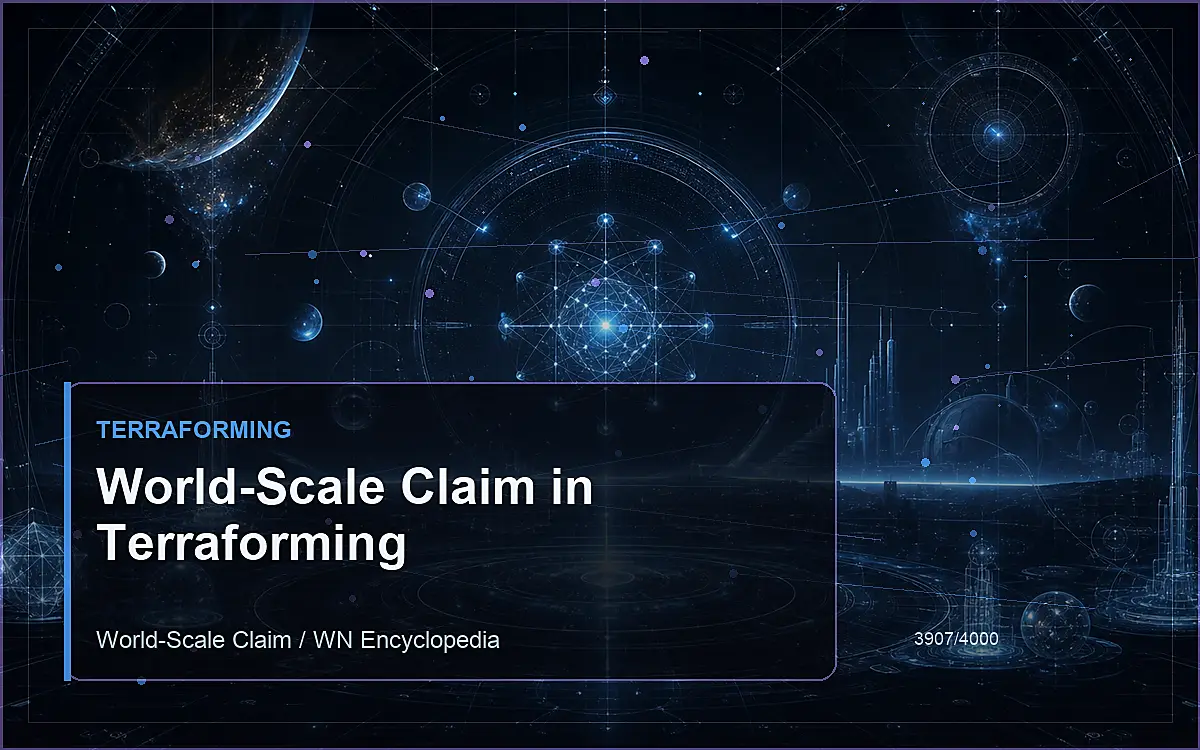 AI-generated encyclopedia reference image for World-Scale Claim in Terraforming