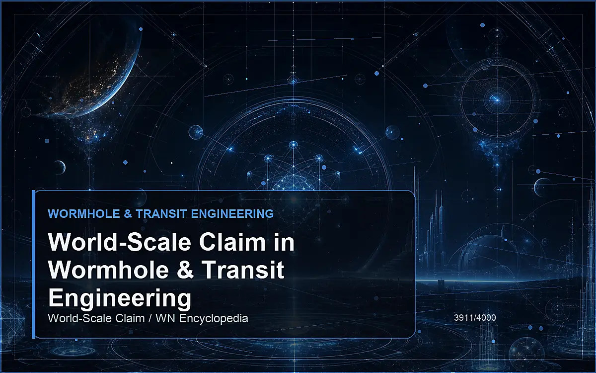 AI-generated encyclopedia reference image for World-Scale Claim in Wormhole & Transit Engineering