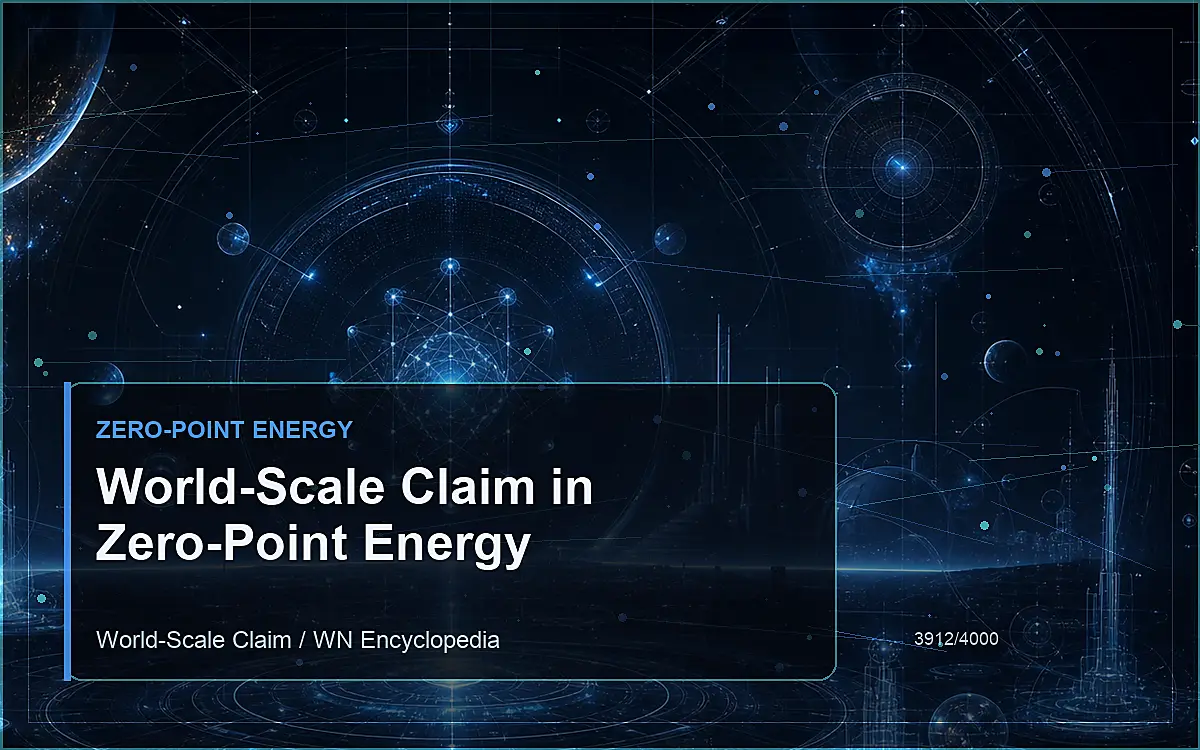 AI-generated encyclopedia reference image for World-Scale Claim in Zero-Point Energy