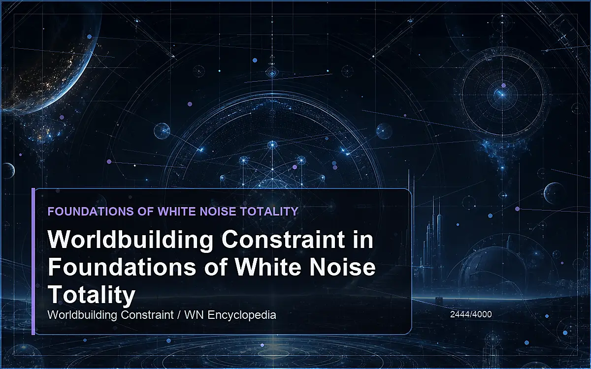 AI-generated encyclopedia reference image for Worldbuilding Constraint in Foundations of White Noise Totality