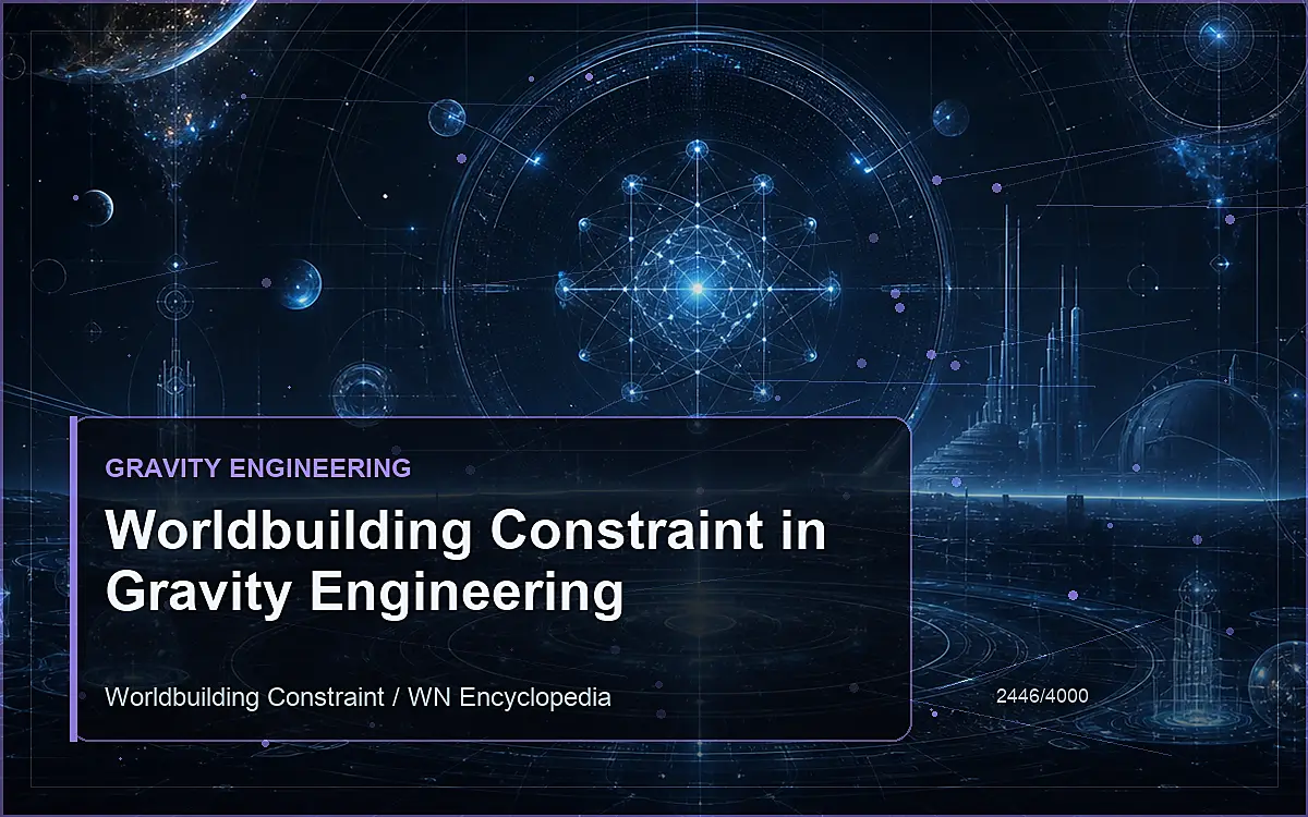 AI-generated encyclopedia reference image for Worldbuilding Constraint in Gravity Engineering