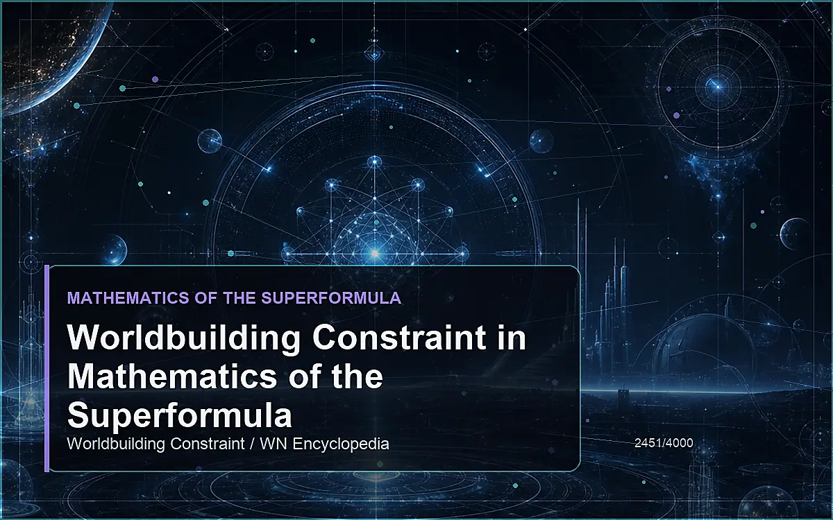 AI-generated encyclopedia reference image for Worldbuilding Constraint in Mathematics of the Superformula