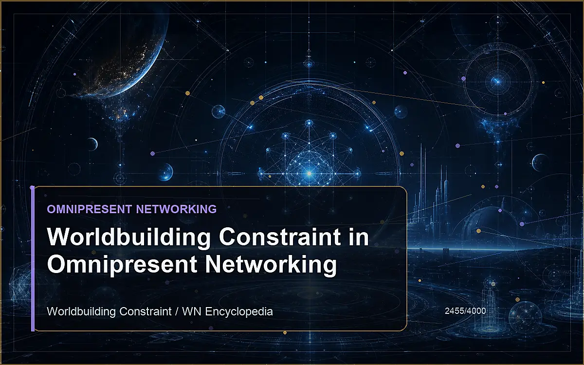 AI-generated encyclopedia reference image for Worldbuilding Constraint in Omnipresent Networking