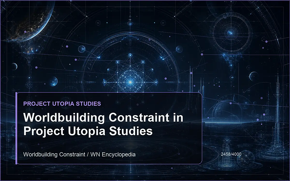 AI-generated encyclopedia reference image for Worldbuilding Constraint in Project Utopia Studies