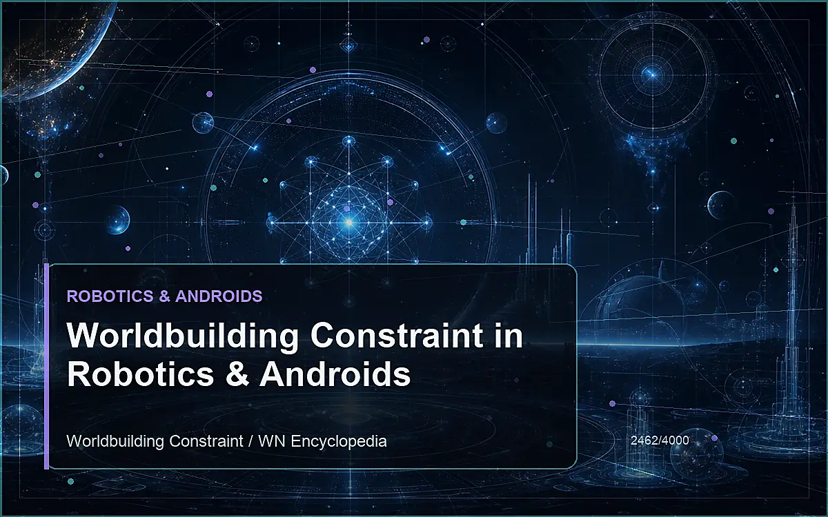 AI-generated encyclopedia reference image for Worldbuilding Constraint in Robotics & Androids