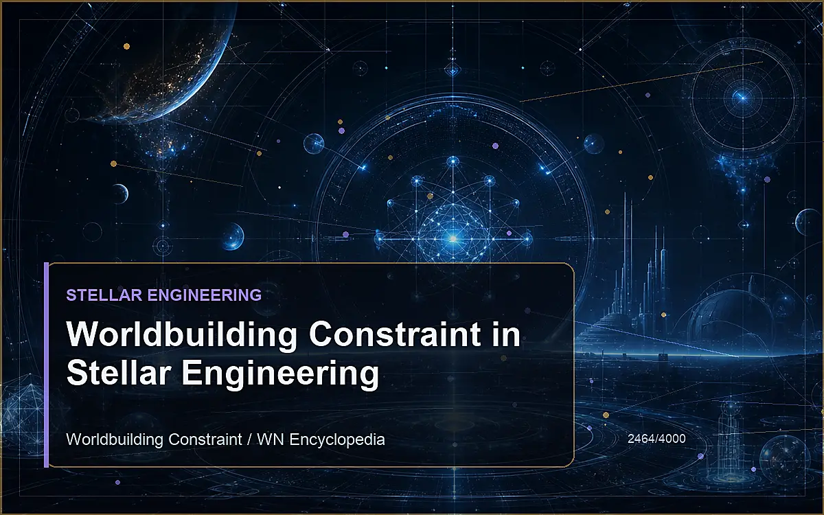 AI-generated encyclopedia reference image for Worldbuilding Constraint in Stellar Engineering