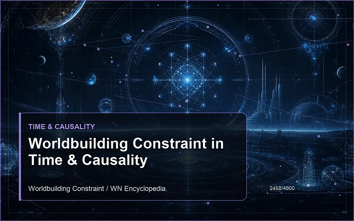 AI-generated encyclopedia reference image for Worldbuilding Constraint in Time & Causality