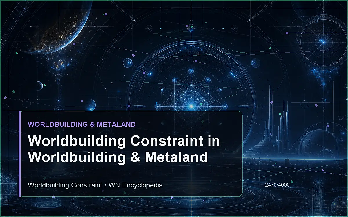 AI-generated encyclopedia reference image for Worldbuilding Constraint in Worldbuilding & Metaland