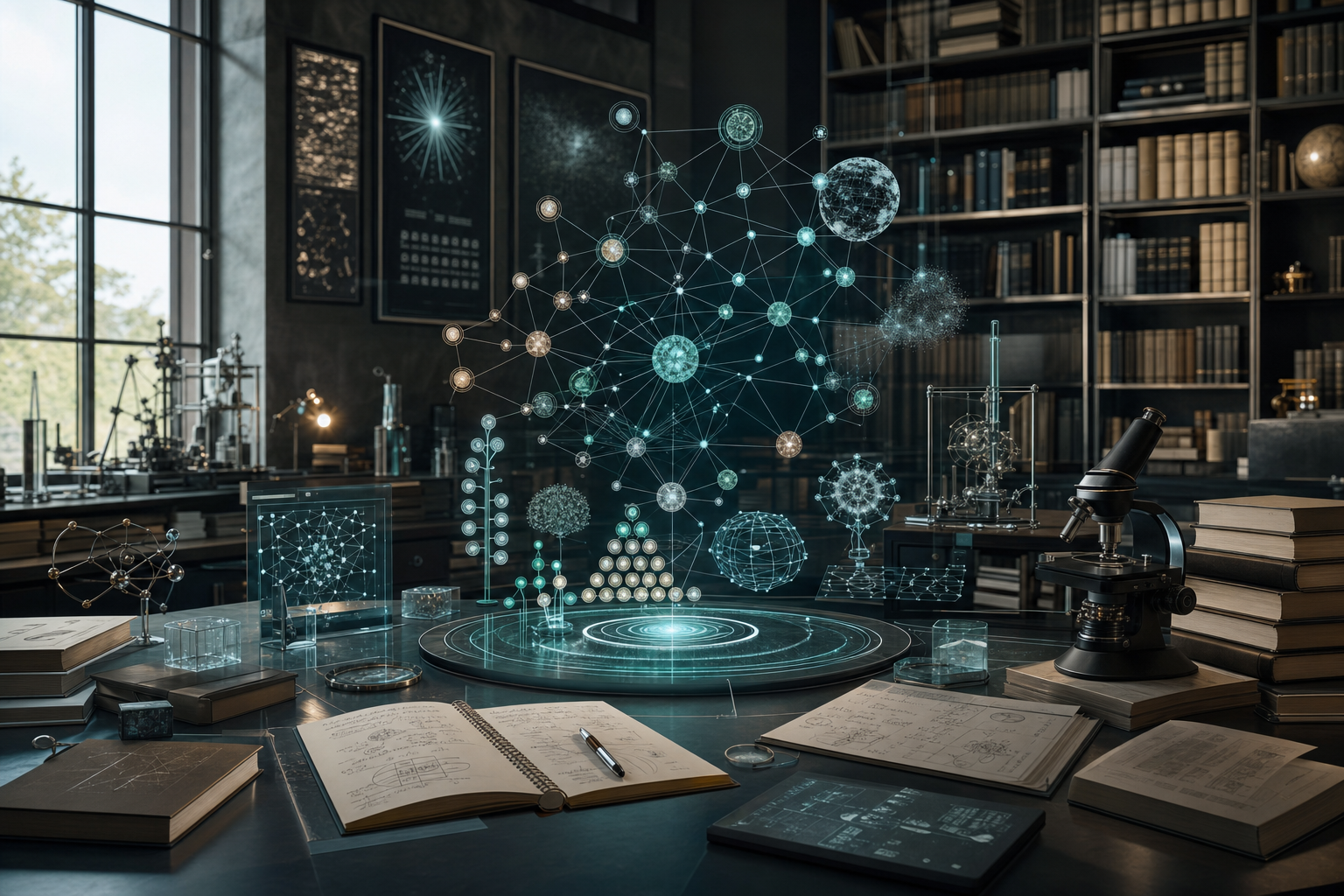 AI-generated bibliography graph and research archive for White Noise Inc.