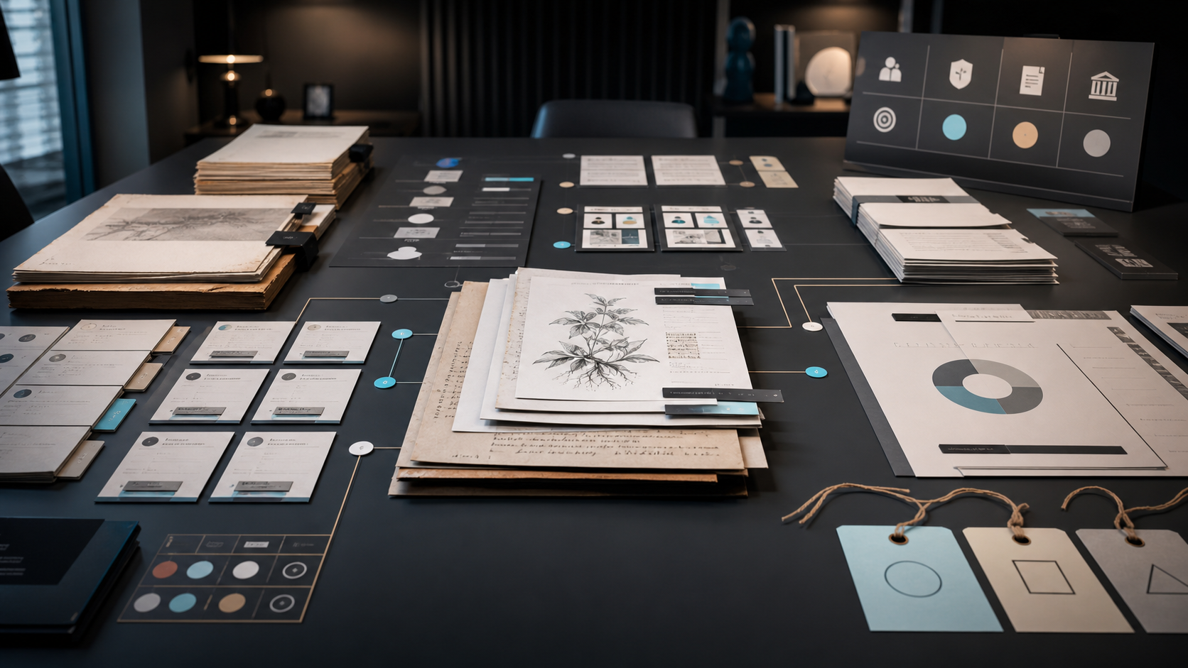 AI-generated White Noise source-rights and provenance review room with route cards, launch-state notes, editorial-image receipts, and rights-boundary controls
