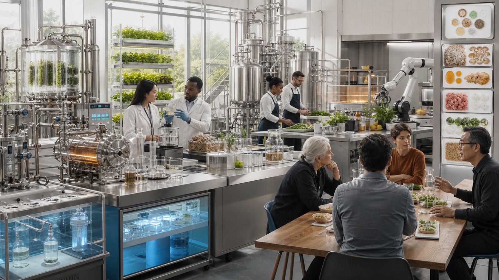 Abundance Failure Modes in Food Synthesis editorial art for WN Magazine