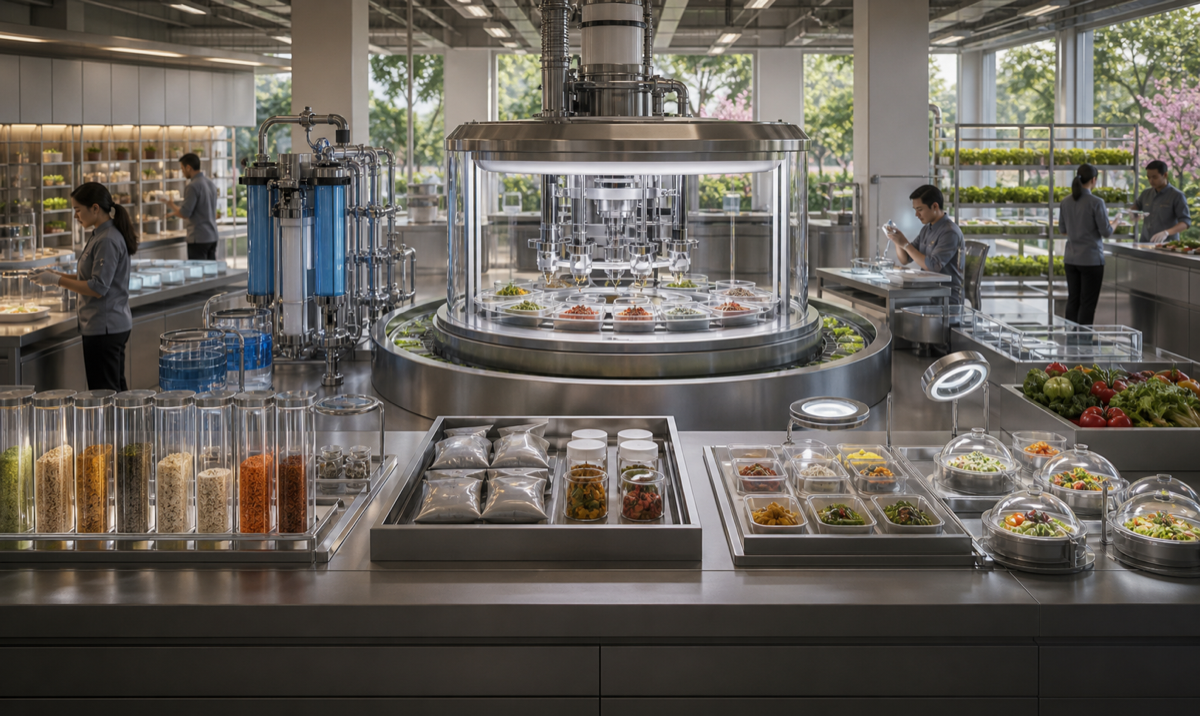 Abundance Recall for Food Machines editorial art for WN Magazine