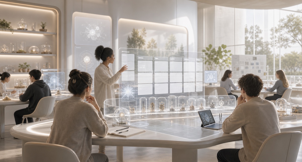 Academy AI Rubrics Without Degree Claims editorial art for WN Magazine
