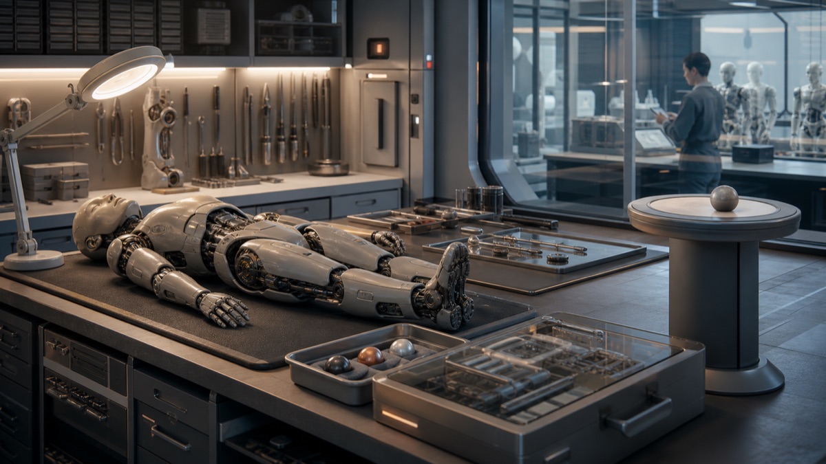 Android Handoff Repair Benches editorial image for WN Magazine