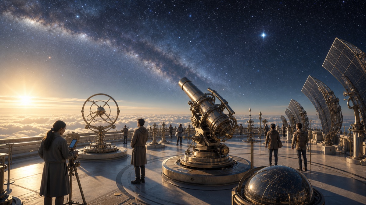 Astronomy Before Stellar Ownership editorial art for WN Magazine