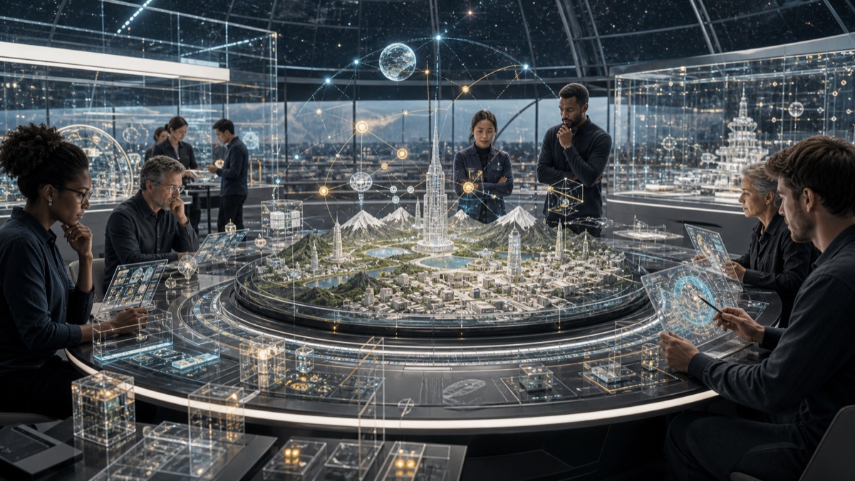 The Discipline of Audit-Ready Worldbuilding editorial art for WN Magazine