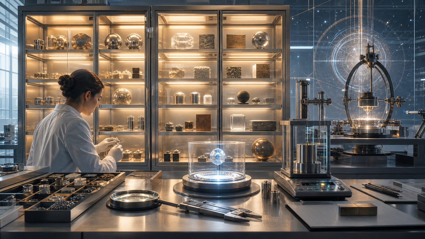 Calibration Cabinets for Replicator Promises editorial art for WN Magazine