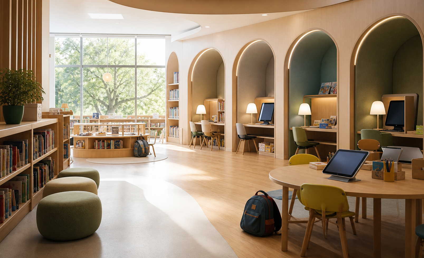 Child-Safe Rooms for Total Library Search editorial art for WN Magazine