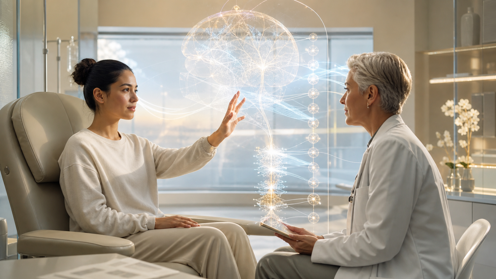 Consentful Memory and Digital Medicine editorial art for WN Magazine