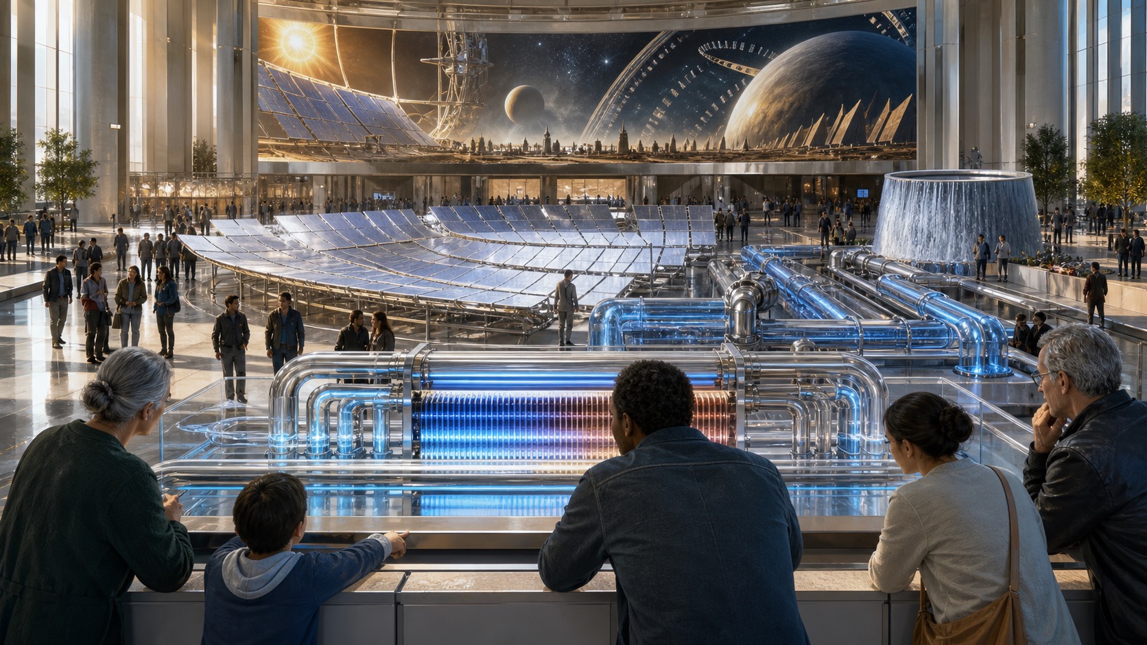 Cooling Commons for Kardashev Dreams editorial art for WN Magazine