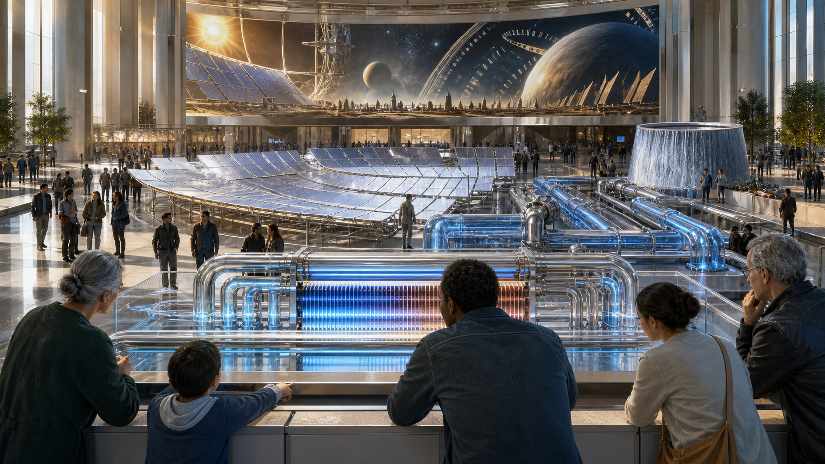 Cooling Commons for Kardashev Dreams editorial art for WN Magazine