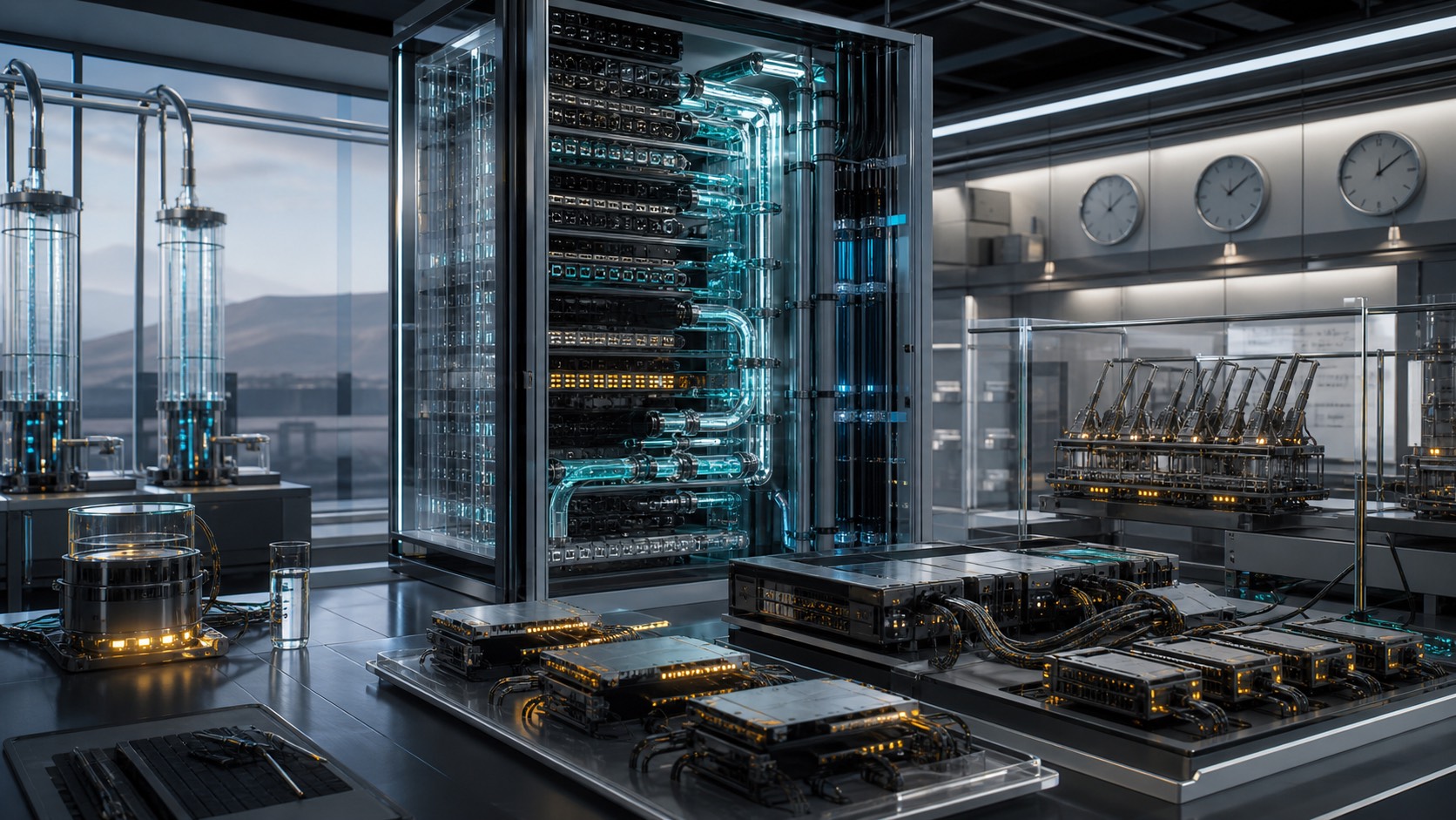 Cooling Ledgers for Omnipresent Networks editorial art for WN Magazine