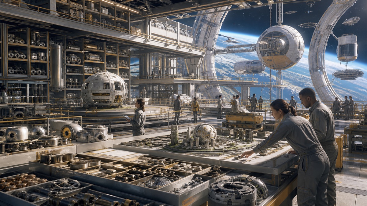Cosmic Commons Spare-Part Libraries editorial image for WN Magazine