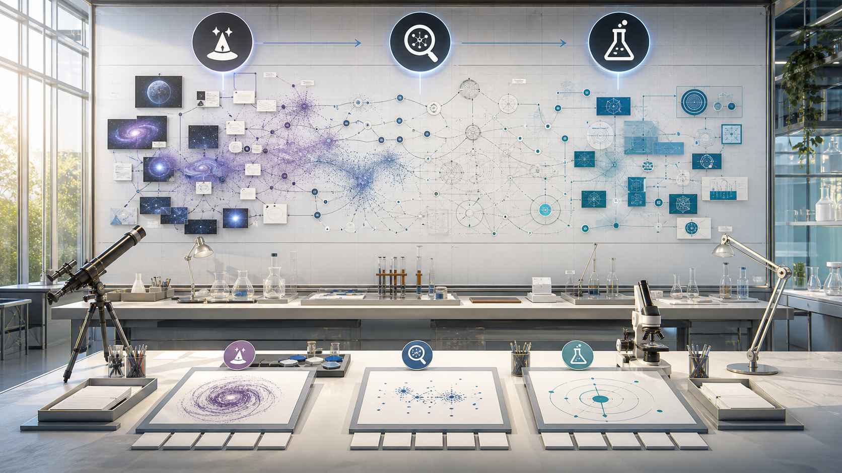 Handoff Maps for White Noise Science editorial image for WN Magazine